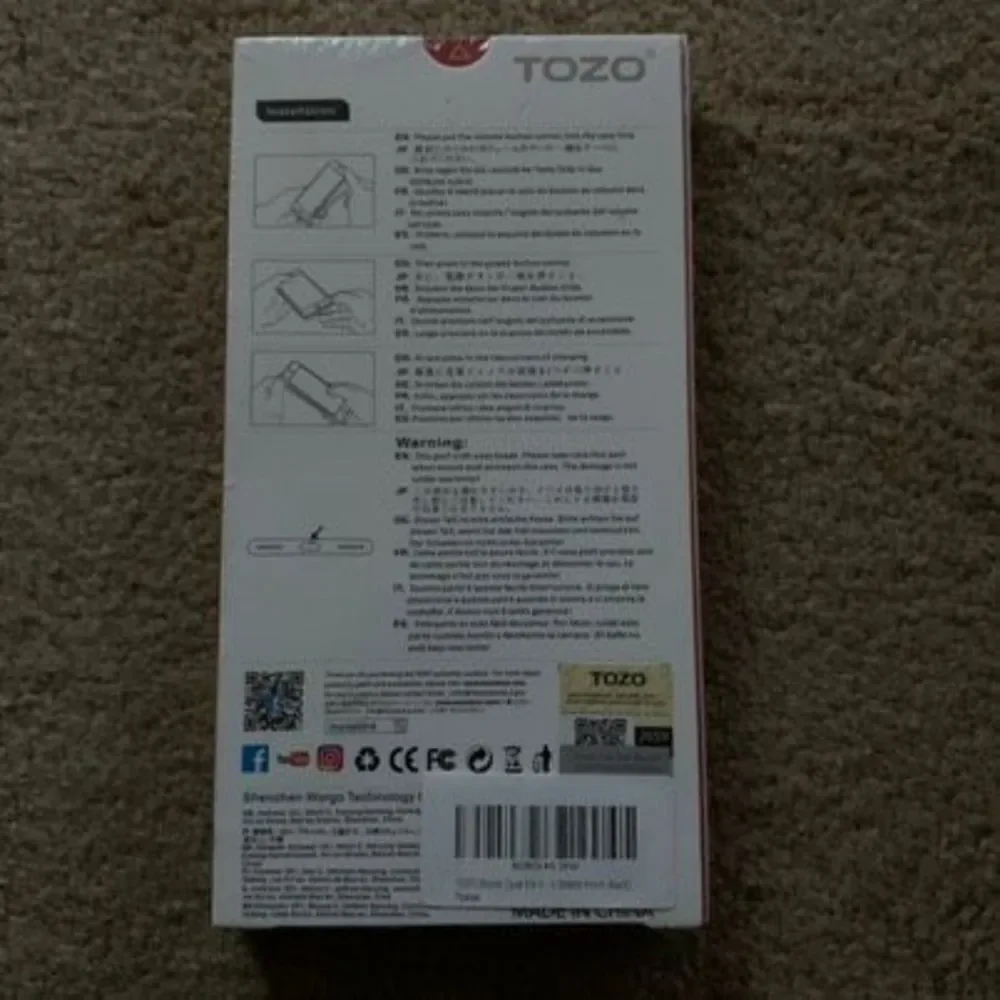 Tozo Ultra-Thin Black Case For IPhone 2020
